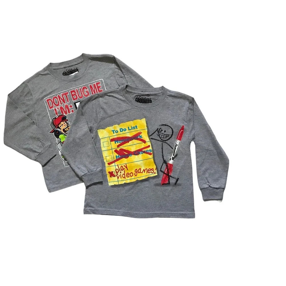 Always Grounded NWT Long Sleeves Shirt Bundle Boys XS (4/5)